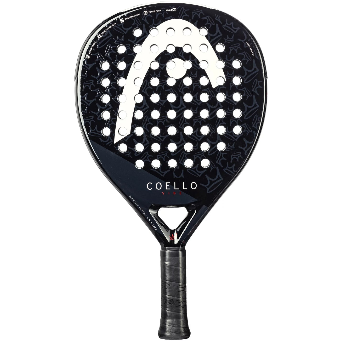 HEAD Coello Vibe Padel Racket 2025 - Black