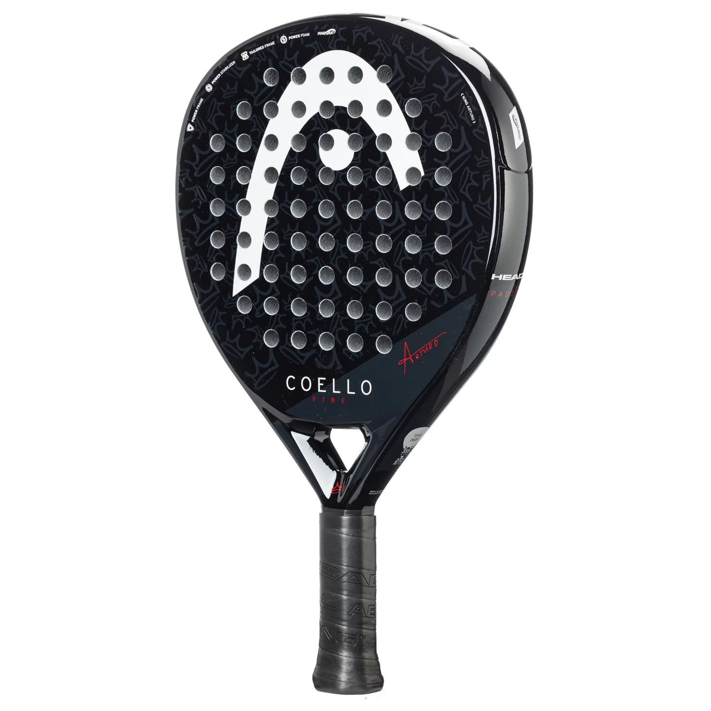 HEAD Coello Vibe Padel Racket 2025 - Black