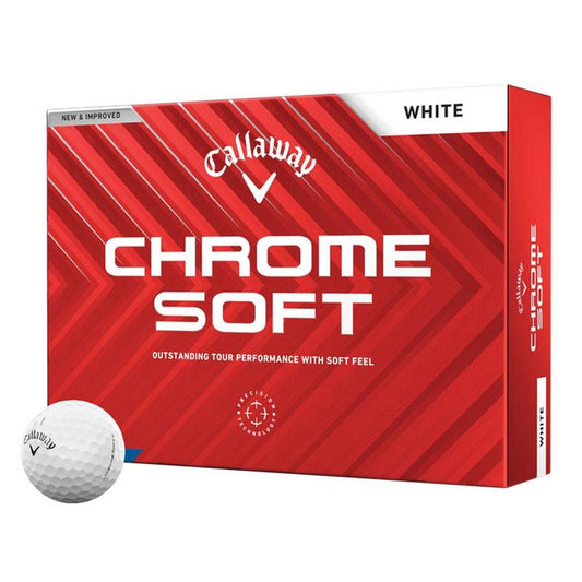 Callaway Chrome Soft Golf Balls - White