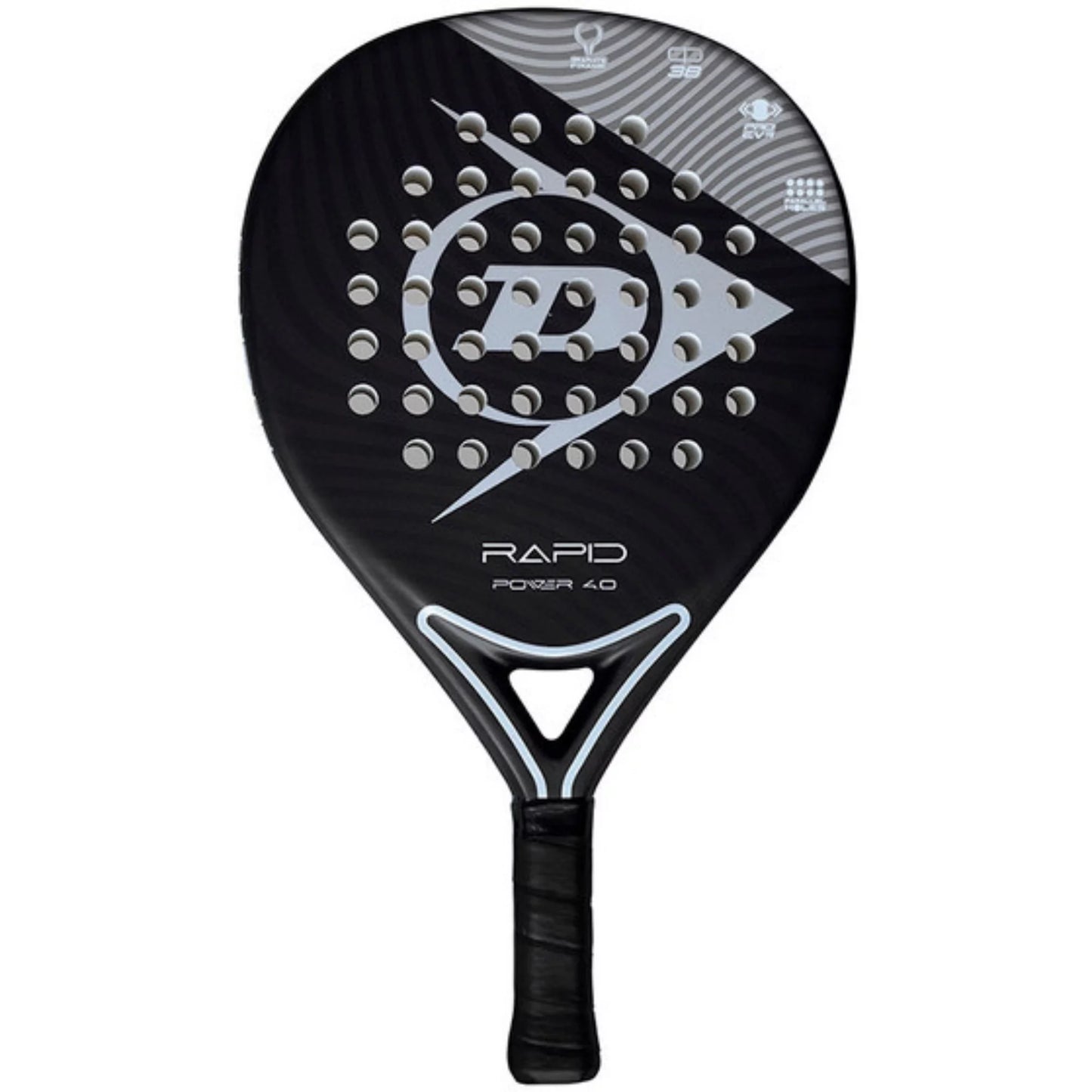 Dunlop Rapid Power 4.0 Padel Racket - Black